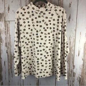 Bobbie Brooks, Long Sleeve Turtleneck type Shirt. 22W-24W. Good used condition!